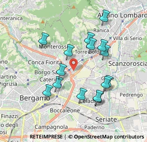 Mappa Via de Pretis, 24124 Bergamo BG, Italia (1.72533)