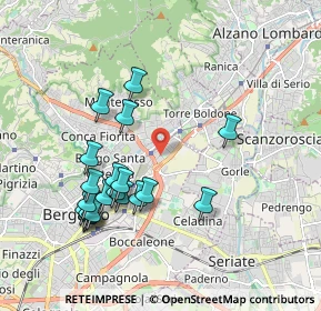 Mappa Via de Pretis, 24124 Bergamo BG, Italia (1.937)