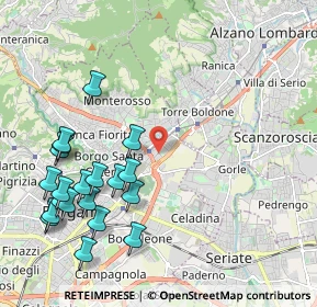 Mappa Via de Pretis, 24124 Bergamo BG, Italia (2.431)