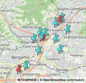 Mappa Via de Pretis, 24124 Bergamo BG, Italia (1.63538)