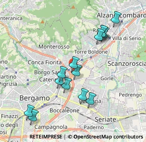 Mappa Via de Pretis, 24124 Bergamo BG, Italia (1.9)