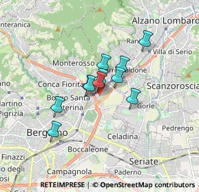 Mappa Via de Pretis, 24124 Bergamo BG, Italia (1.10636)