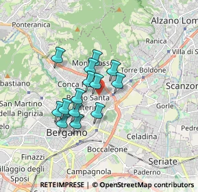 Mappa Via Bezzecca, 24124 Bergamo BG, Italia (1.23643)