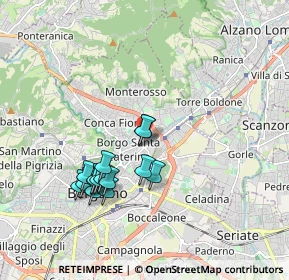 Mappa Via Bezzecca, 24124 Bergamo BG, Italia (1.732)