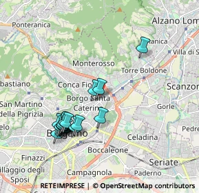 Mappa Via Bezzecca, 24124 Bergamo BG, Italia (1.88)