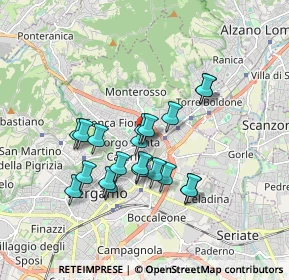 Mappa Via Bezzecca, 24124 Bergamo BG, Italia (1.4805)