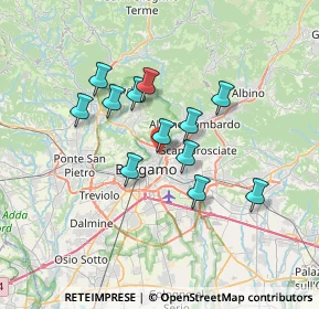 Mappa Via Bezzecca, 24124 Bergamo BG, Italia (5.5775)
