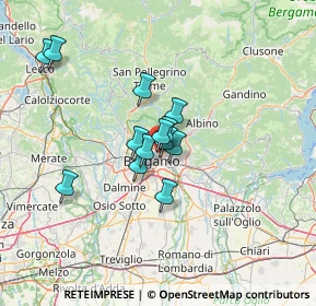 Mappa Via Bezzecca, 24124 Bergamo BG, Italia (9.57923)