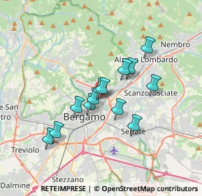 Mappa Via Bezzecca, 24124 Bergamo BG, Italia (2.71923)