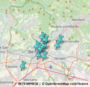 Mappa Via Bezzecca, 24124 Bergamo BG, Italia (2.23636)