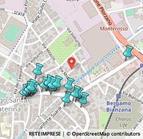 Mappa Via Bezzecca, 24124 Bergamo BG, Italia (0.277)