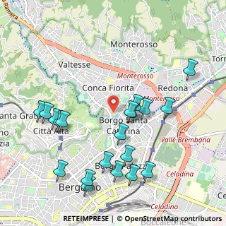 Mappa Via dei Ghirardelli, 24124 Bergamo BG, Italia (1.115)