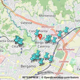 Mappa Via dei Ghirardelli, 24124 Bergamo BG, Italia (1.075)