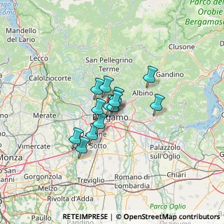Mappa Via dei Ghirardelli, 24124 Bergamo BG, Italia (7.94538)