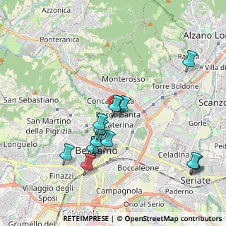 Mappa Via dei Ghirardelli, 24124 Bergamo BG, Italia (1.98933)