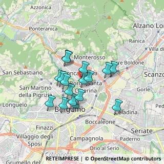Mappa Via dei Ghirardelli, 24124 Bergamo BG, Italia (1.29588)