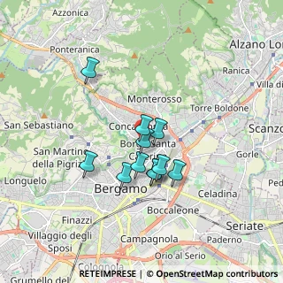 Mappa Via dei Ghirardelli, 24124 Bergamo BG, Italia (1.26364)