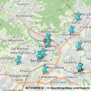 Mappa Via dei Ghirardelli, 24124 Bergamo BG, Italia (2.30214)