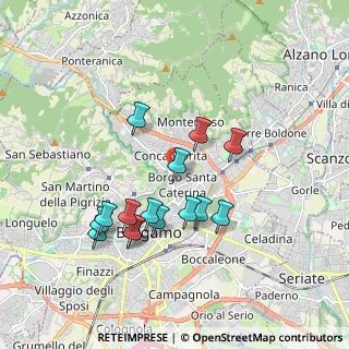 Mappa Via dei Ghirardelli, 24124 Bergamo BG, Italia (1.69467)