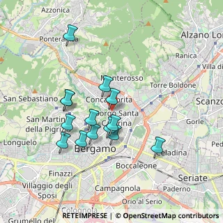 Mappa Via dei Ghirardelli, 24124 Bergamo BG, Italia (1.60929)