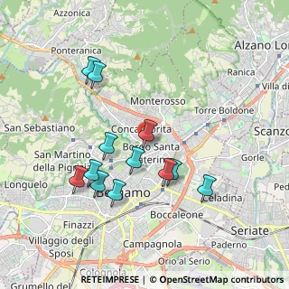 Mappa Via dei Ghirardelli, 24124 Bergamo BG, Italia (1.78083)