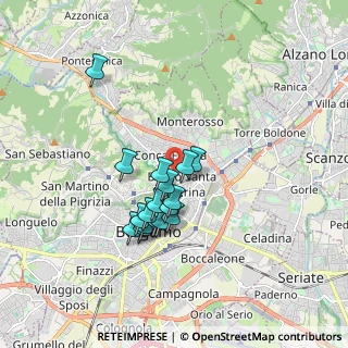 Mappa Via dei Ghirardelli, 24124 Bergamo BG, Italia (1.42706)