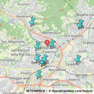 Mappa Via dei Ghirardelli, 24124 Bergamo BG, Italia (2.14636)