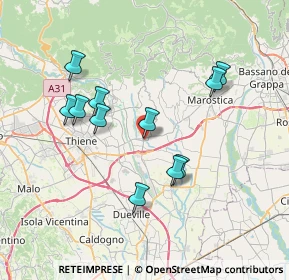 Mappa Via Irene Fioravanzo, 36042 Breganze VI, Italia (6.79818)