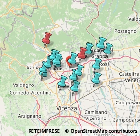 Mappa Via Irene Fioravanzo, 36042 Breganze VI, Italia (9.788)