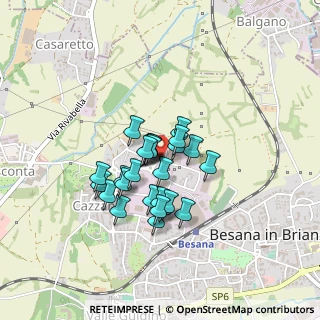 Mappa Via Salvo D'Acquisto, 20842 Besana In Brianza MB, Italia (0.3)