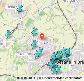 Mappa Via Salvo D'Acquisto, 20842 Besana In Brianza MB, Italia (0.6105)