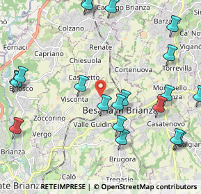 Mappa Via Salvo D'Acquisto, 20842 Besana In Brianza MB, Italia (2.61)