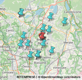 Mappa Via Salvo D'Acquisto, 20842 Besana In Brianza MB, Italia (6.06941)