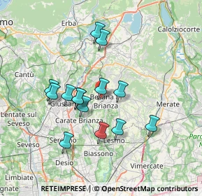 Mappa Via Salvo D'Acquisto, 20842 Besana In Brianza MB, Italia (6.24286)