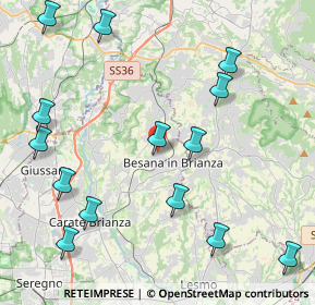 Mappa Via Salvo D'Acquisto, 20842 Besana In Brianza MB, Italia (5.12786)