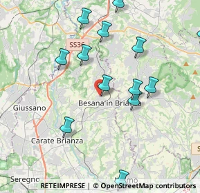 Mappa Via Salvo D'Acquisto, 20842 Besana In Brianza MB, Italia (4.31385)