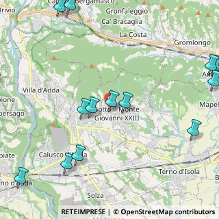 Mappa Via Zaverio Roncalli, 24039 Sotto il Monte Giovanni XXIII BG, Italia (2.84462)
