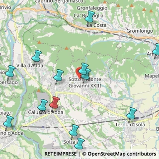 Mappa Via Zaverio Roncalli, 24039 Sotto il Monte Giovanni XXIII BG, Italia (2.76692)