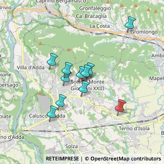 Mappa Via Zaverio Roncalli, 24039 Sotto il Monte Giovanni XXIII BG, Italia (1.43)