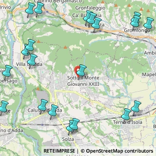 Mappa Via Zaverio Roncalli, 24039 Sotto il Monte Giovanni XXIII BG, Italia (3.291)