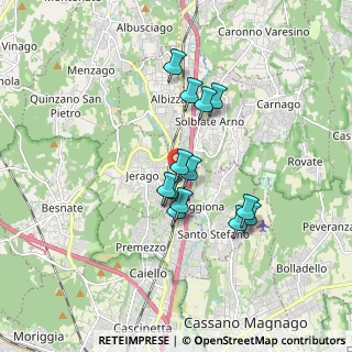 Mappa Via del Lavoro, 21040 Jerago Con Orago VA, Italia (1.37)