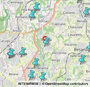 Mappa Via Meyer, 20836 Briosco MB, Italia (3.02769)