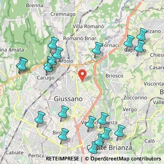 Mappa Via Cristoforo Colombo, 20833 Giussano MB, Italia (2.798)
