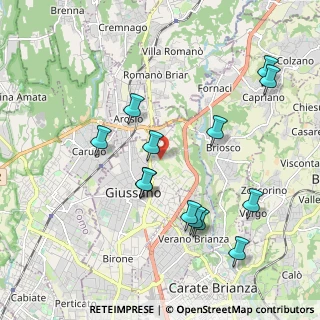 Mappa Via Cristoforo Colombo, 20833 Giussano MB, Italia (2.04231)