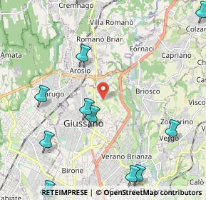 Mappa Via Cristoforo Colombo, 20833 Giussano MB, Italia (2.88909)