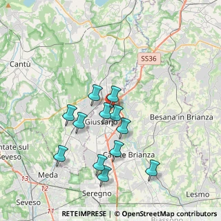 Mappa Via Cristoforo Colombo, 20833 Giussano MB, Italia (3.42)