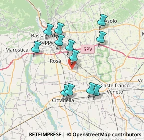Mappa Via S. Antonio, 36028 Rossano Veneto VI, Italia (6.66)