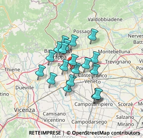 Mappa Via S. Antonio, 36028 Rossano Veneto VI, Italia (10.01)