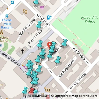 Mappa Piazza Montello, 36016 Thiene VI, Italia (0.06538)