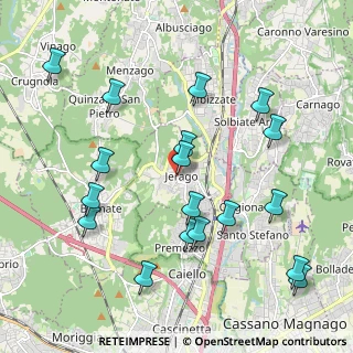 Mappa Via G. Bianchi, 21040 Jerago Con Orago VA, Italia (2.23111)
